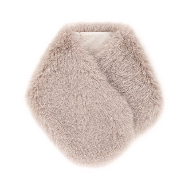  Quartz faux fur Coco scarf by Helen Moore