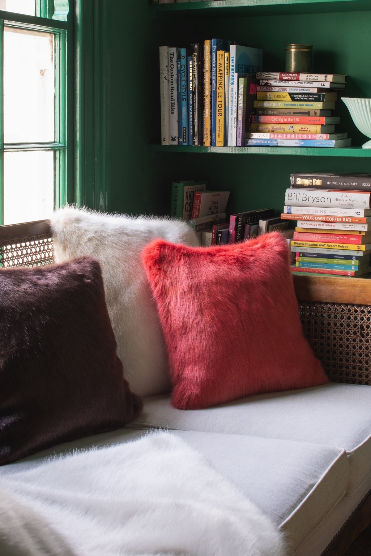 Faux Fur Square Cushions