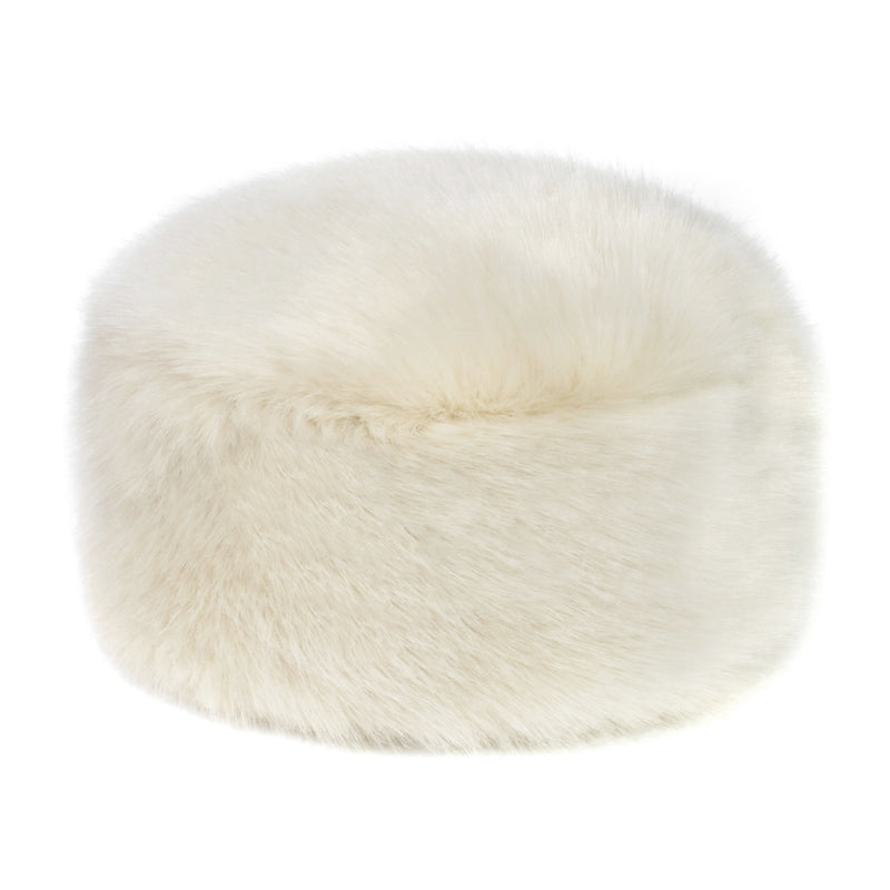 Faux Fur Pillbox Hat