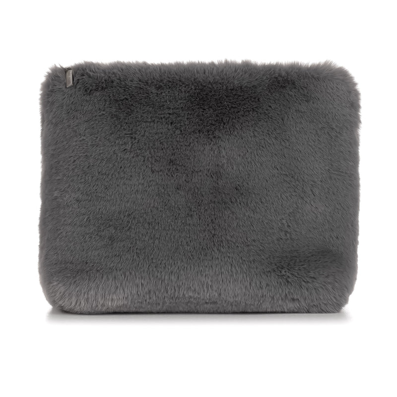 Large make up bag in Grey Cloud by Helen Moore